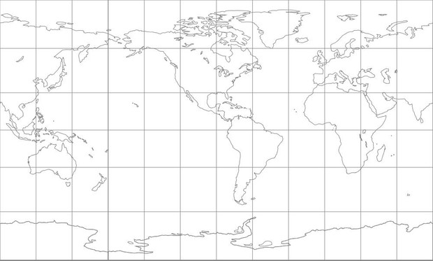 World Map-Compact Miller Projection
