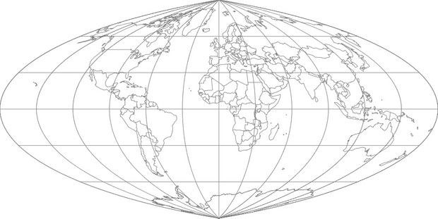 World Map-Putnins P1 Projection