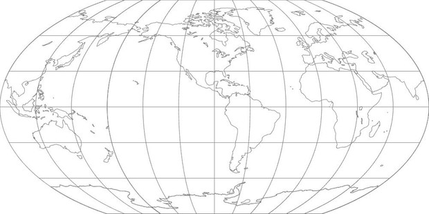 World Map-Wagner VI Projection