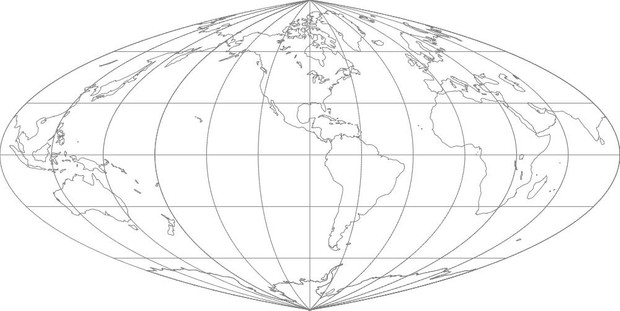 World Map-Putnins P1 Projection