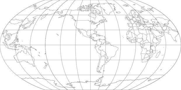 World Map-Wagner VI Projection