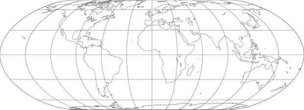 World Map-Nell Hammer Projection