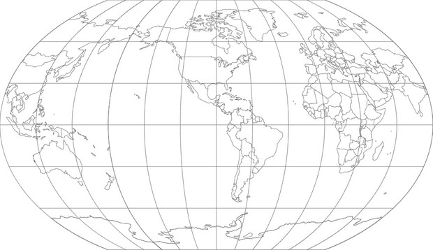 World Map-Kavrayskiy VII Projection