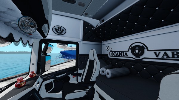 Interior Scania by RJL V888 ETS 2 #22 - TosteR007 Custom