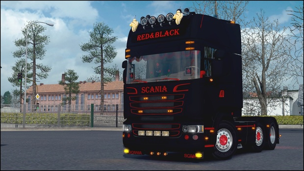 Scania Red&Black ETS 2