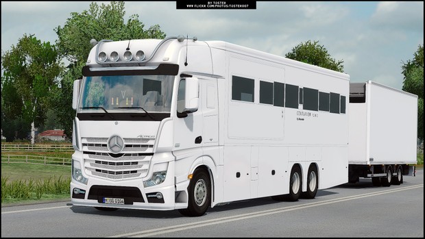 Mercedes Actros MP4 Motorhome ETS 2