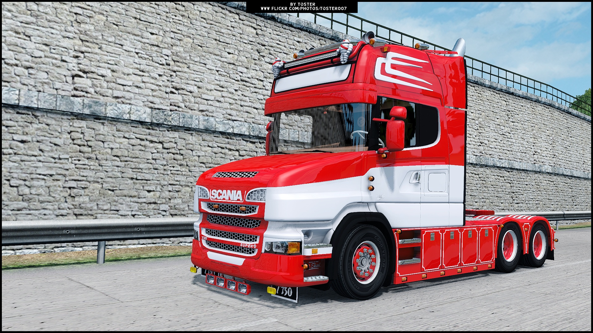 Scania RJL RED Custom / Holland / Danish Interior ETS