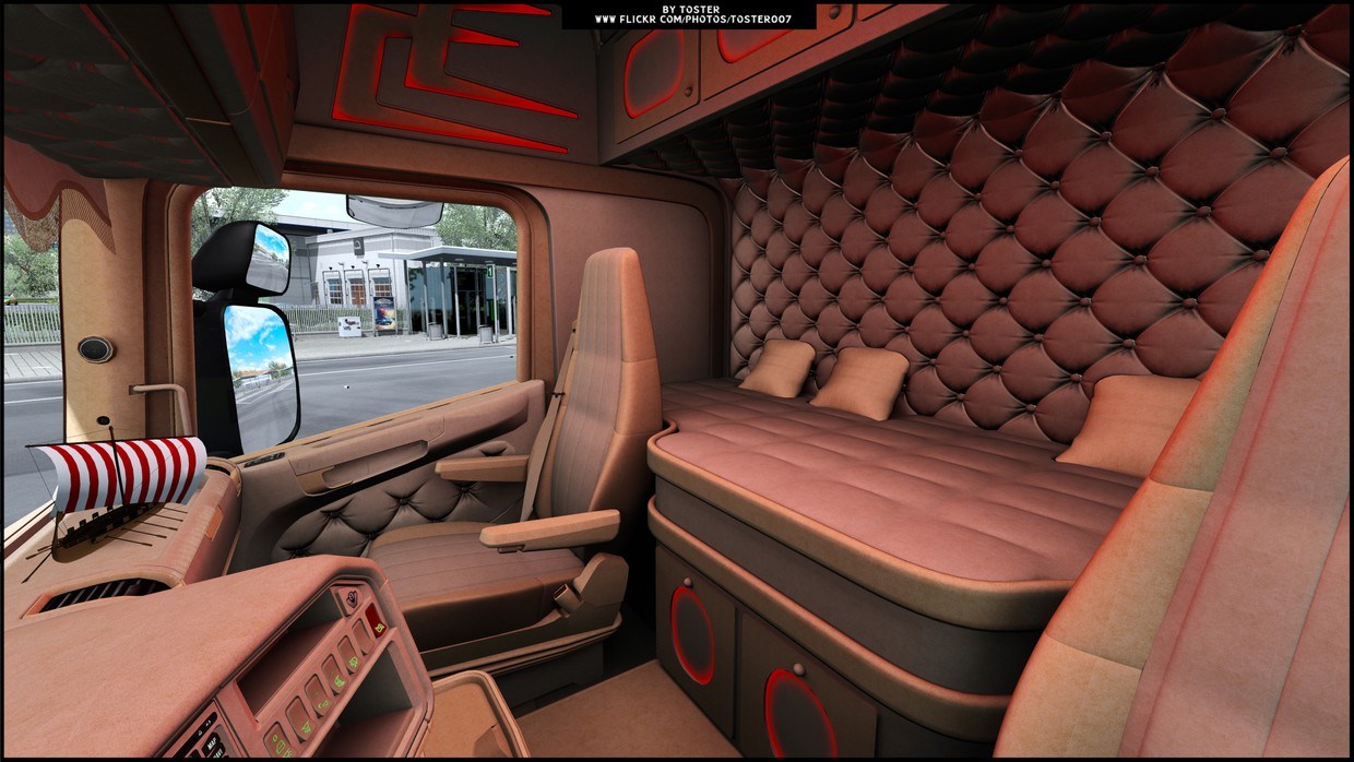 Scania V8 Interior