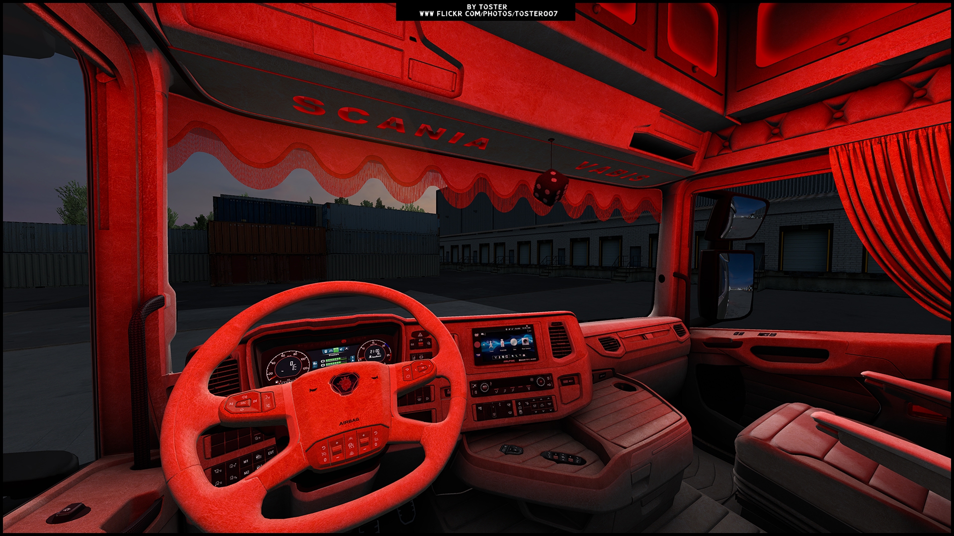 INTERIOR SCANIA S/R Biege ETS 2 - TosteR007 Custom