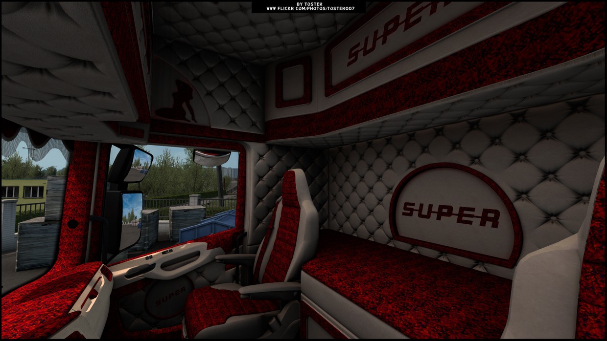 Interior Scania S/R Next Gen SUPER ETS 2 37 TosteR007