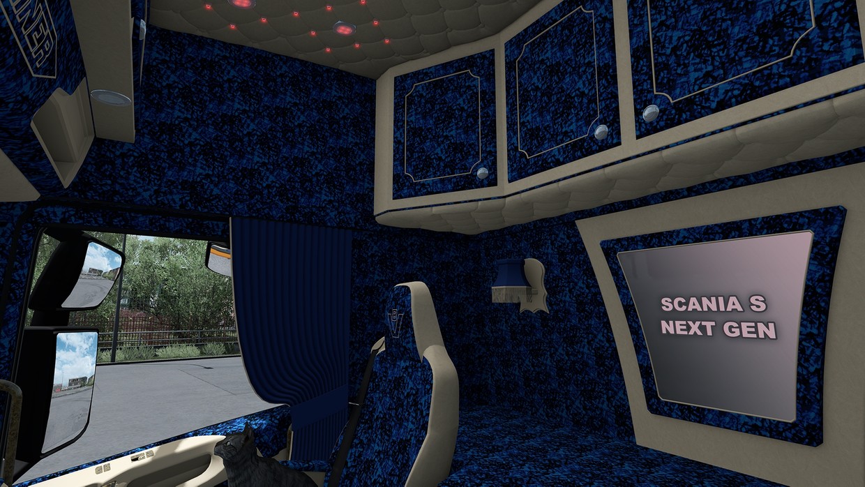 Interior Scania S NEXT GEN SCS HOLLAND DANISH BLUE ETS - TosteR007 Custom