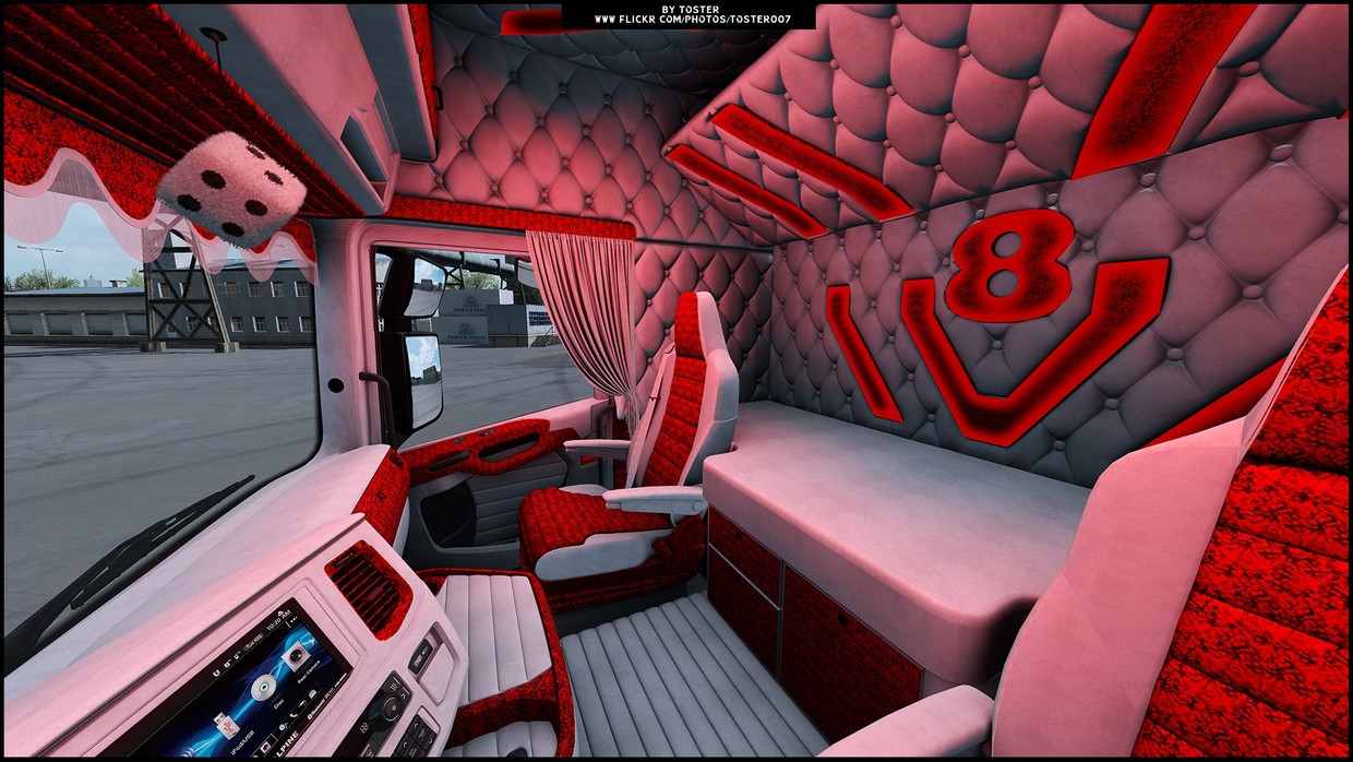 Interior Scania S R Next Gen Holland Red Ets 2