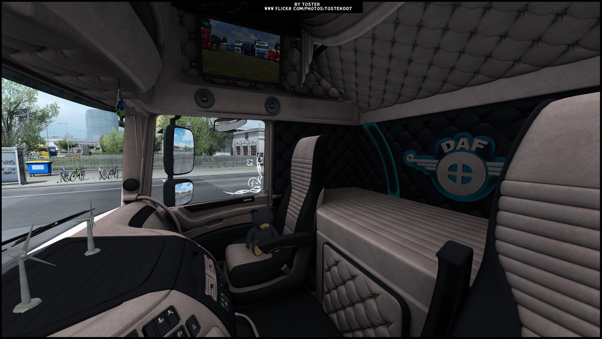 Interior DAF Euro 6 Holland Biege ETS 2 #7 - TosteR007 Custom