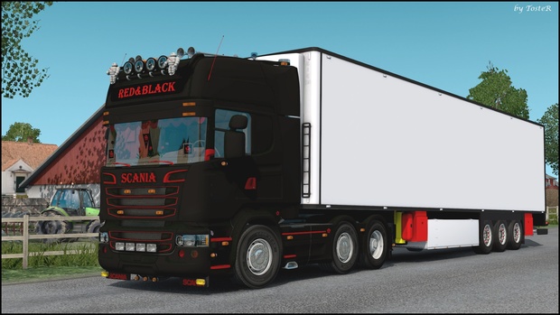 Scania Red&Black ETS 2