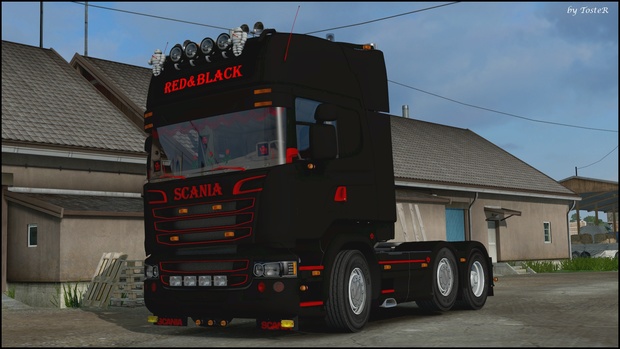 Scania Red&Black ETS 2