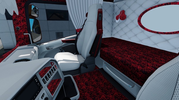 Scania RJL RED Custom / Holland / Danish Interior ETS 2