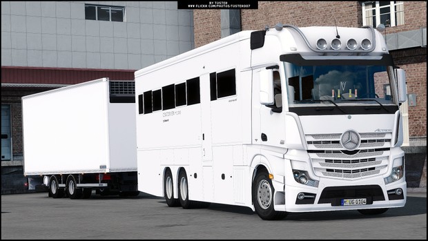 Mercedes Actros MP4 Motorhome ETS 2