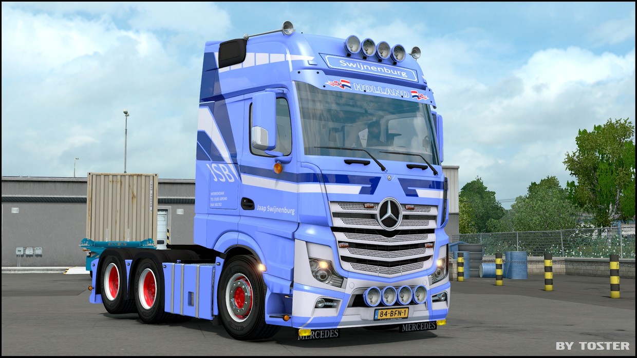 Mercedes MP4 Jaap Swijnenburg Transport ETS 2 - TosteR007 Custom