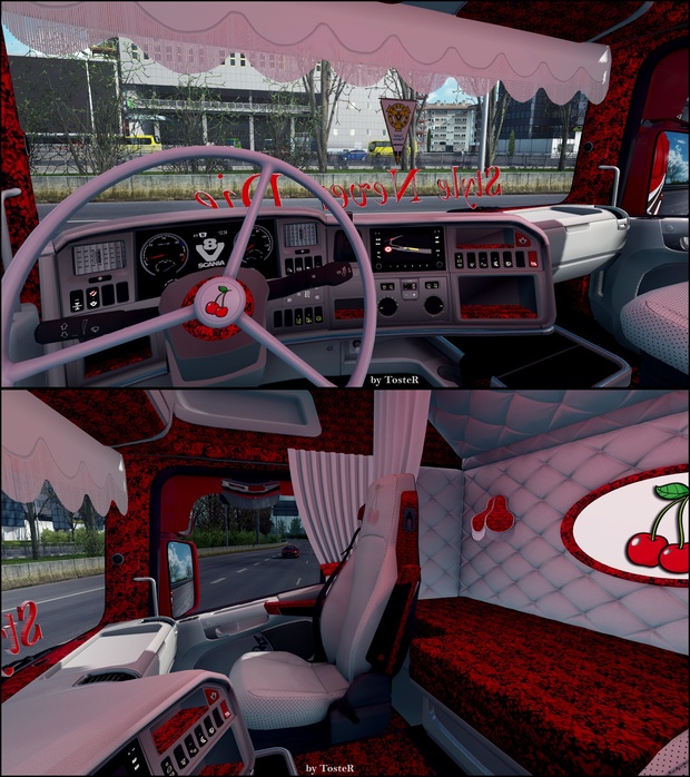 Scania V8 Cherry ETS 2