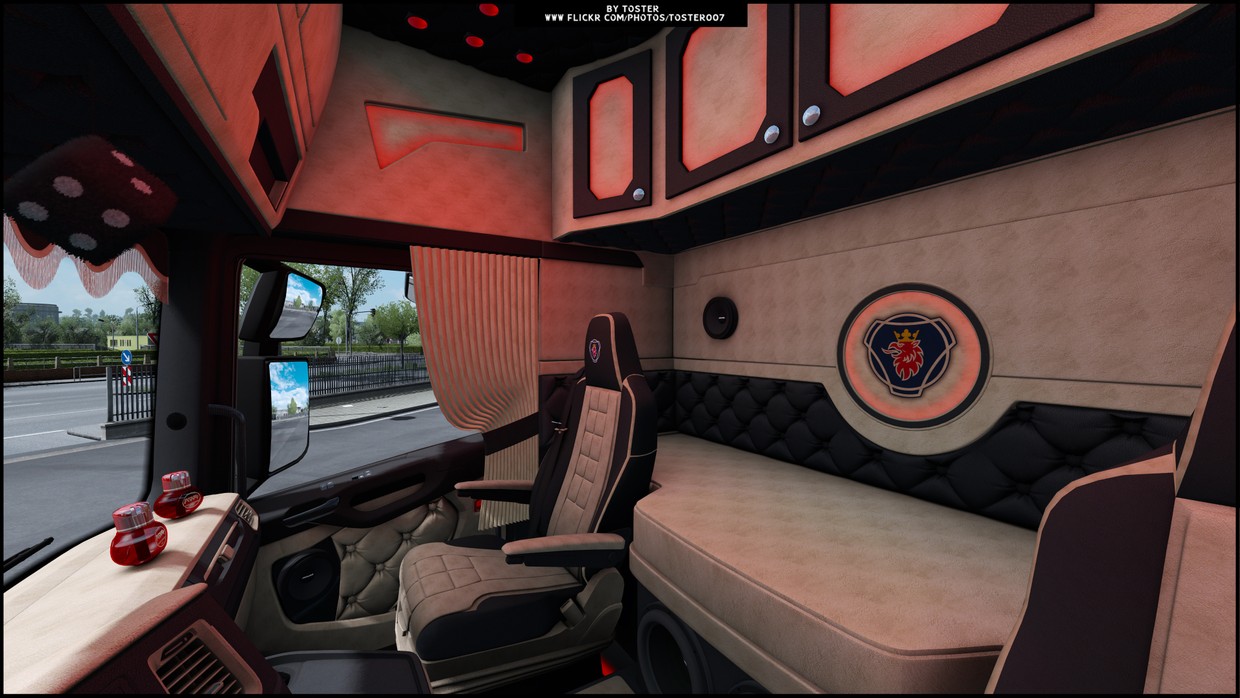 Interior Scania S Next Gen Biege ETS 2 19 TosteR007 Custom