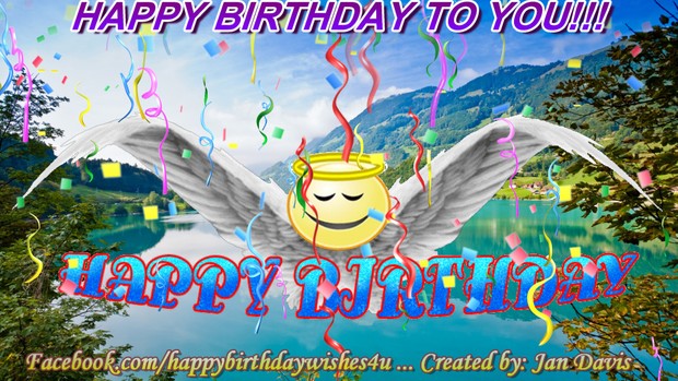 Angel Wings Happy Birthday Wishes 4U