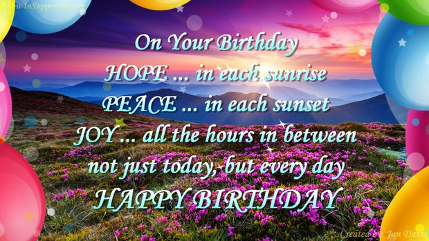 Beautiful Sunrise happy birthday wishes video greeting
