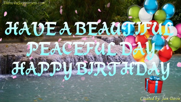 Beautiful Waterfall Happy Birthday Wishes