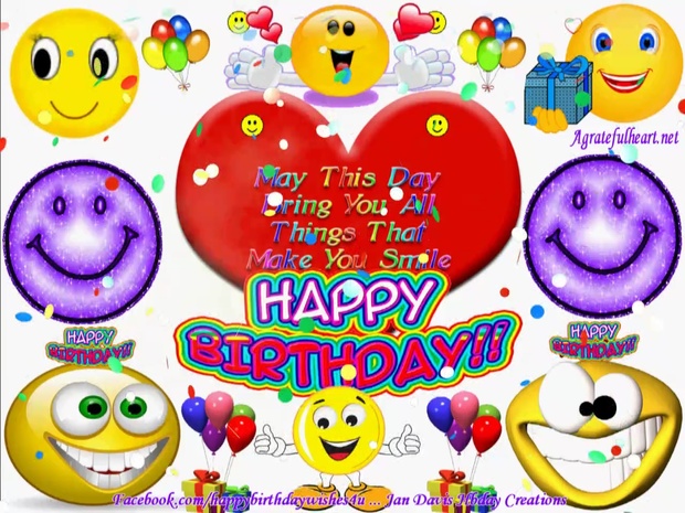 Make U Smile hbday greeting