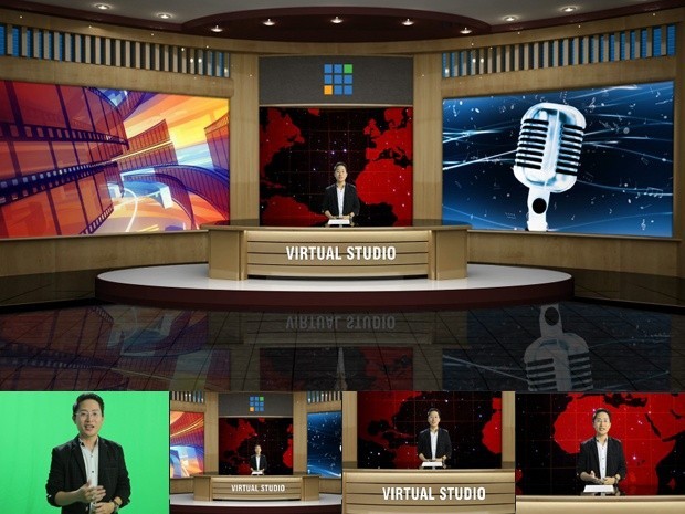 Virtual set for vmix downloads