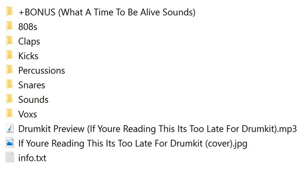 If Youre Reading This Its Too Late For Drumkit