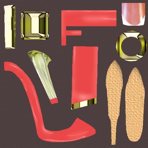 texture pack ,ESMERALDA HEELS