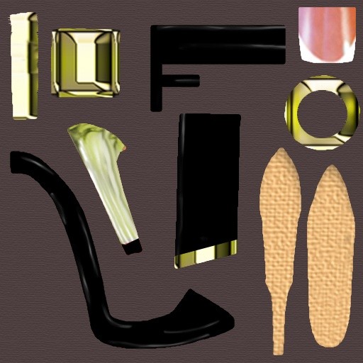 texture pack ,ESMERALDA HEELS
