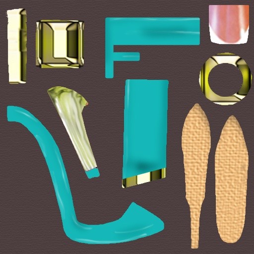 texture pack ,ESMERALDA HEELS