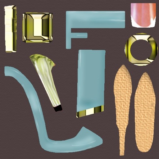 texture pack ,ESMERALDA HEELS