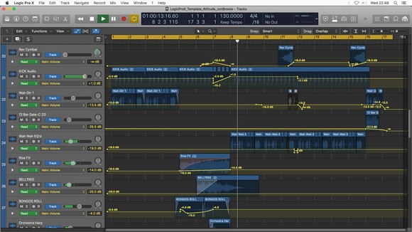 Logic Pro template, Mia, dance pop