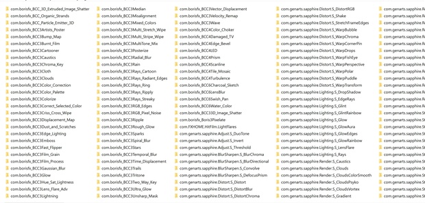 Sony Vegas Presets Pack (300 vegas effects)