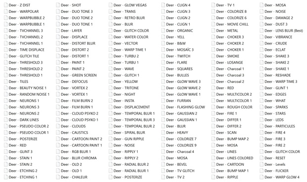 Sony Vegas Presets Pack (300 vegas effects)