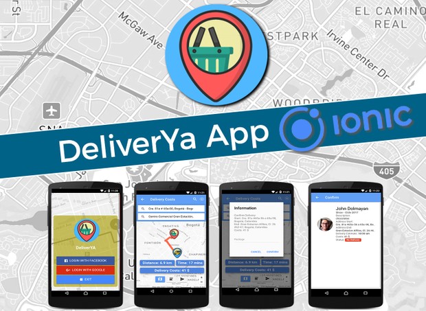 DeliverYa Ionic Full App Code