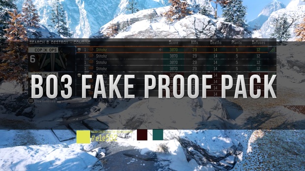 Bo3 Fake Proof Pack