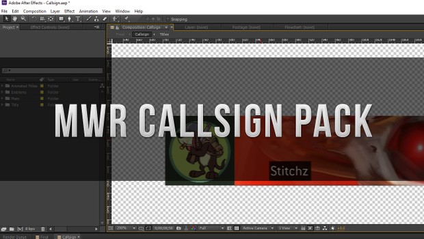 MWR Callsign/Playercard Pack