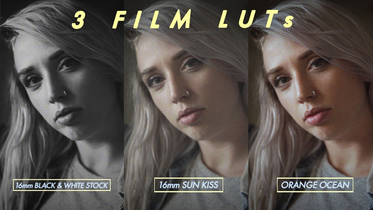 Vintage Film Editing Pack (Grain, Transitions, LUTs and Overlays)