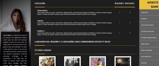 Coppermine Theme #04