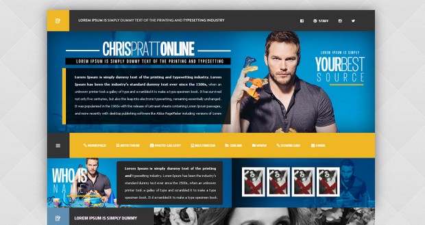Wordpress Theme / Widget Ready Premade 03