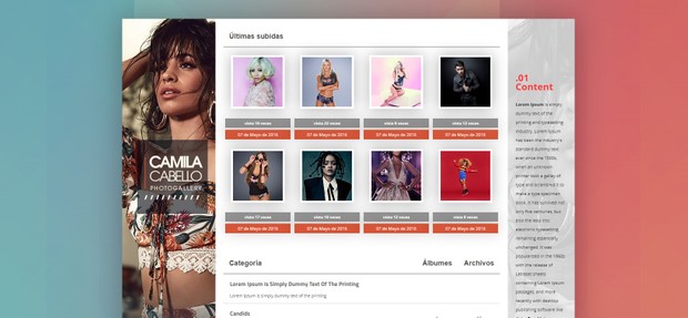 Coppermine Theme #07