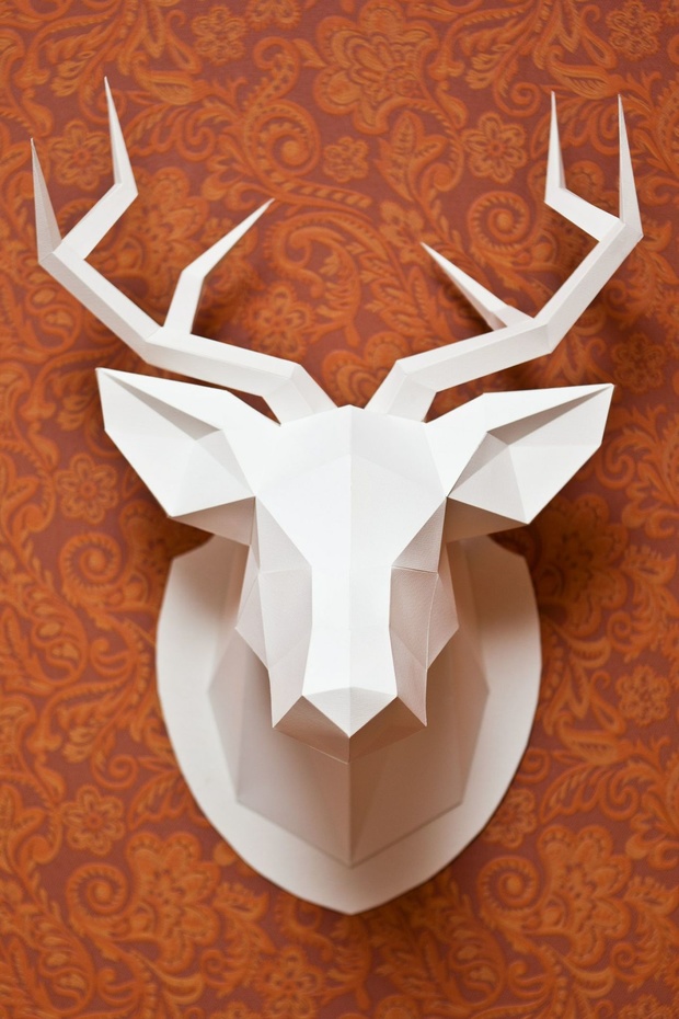 2D Deer Head Template (With manual on English)