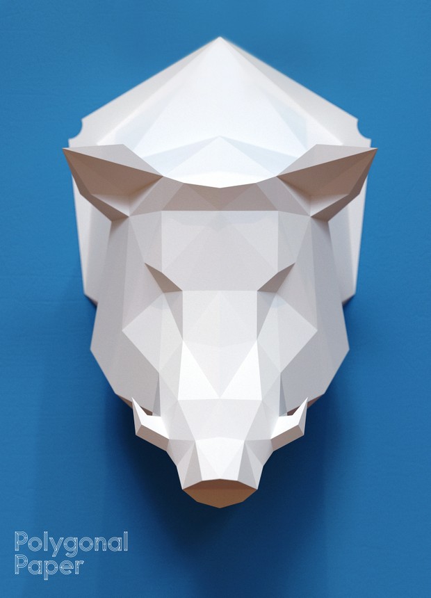 2D Boar Head Template RUS/ENG/ESP/FRA