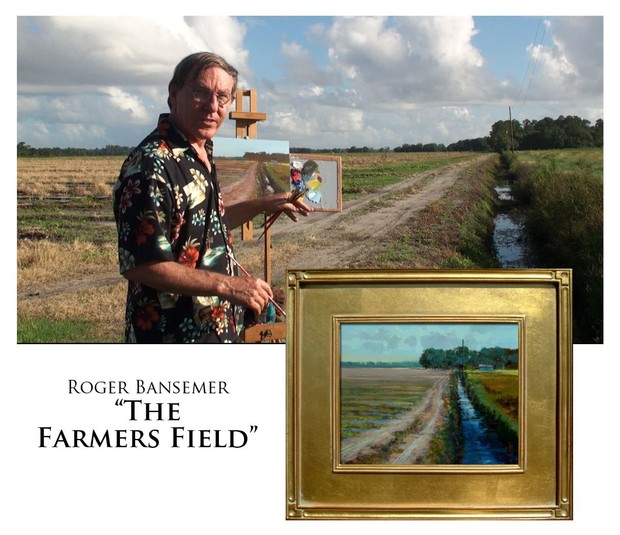 The Farmers Field - Painting demonstration by Roger Bansemer