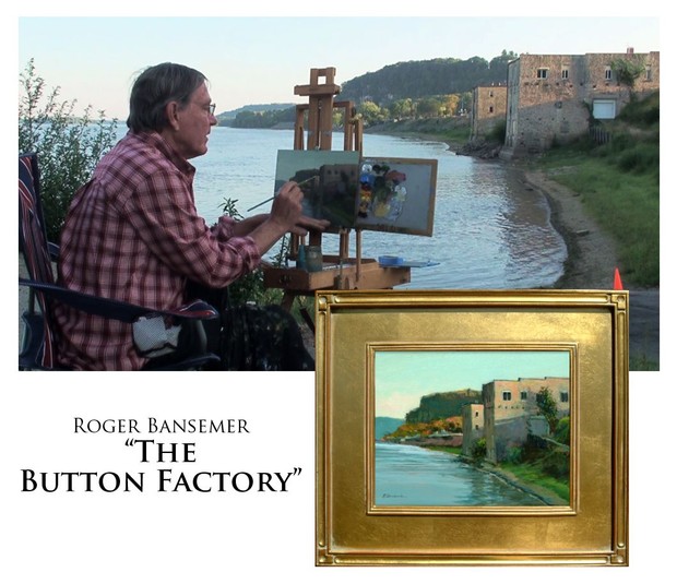 The Button Factory - Painting demonstration by Roger Bansemer
