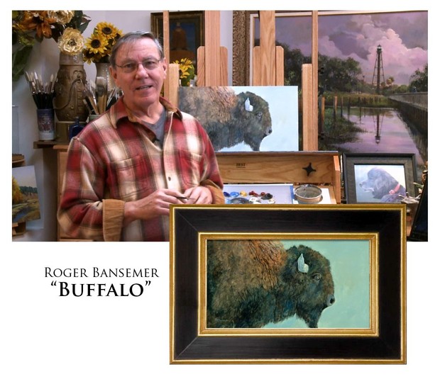 Buffalo - Painting demonstration by Roger Bansemer