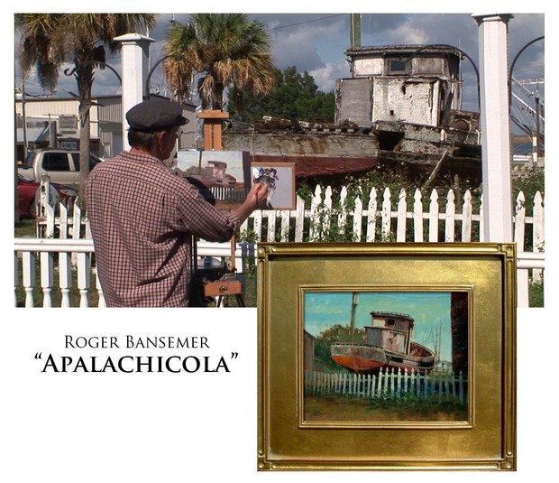 Historic Apalachicola - Painting demonstration by Roger Bansemer